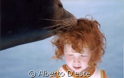 Carlotta & sea lion by Alberto D'este 